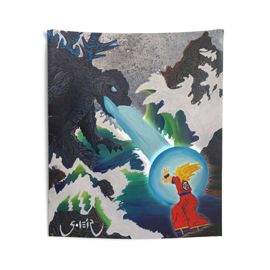 Battle of the Gods Tapestry