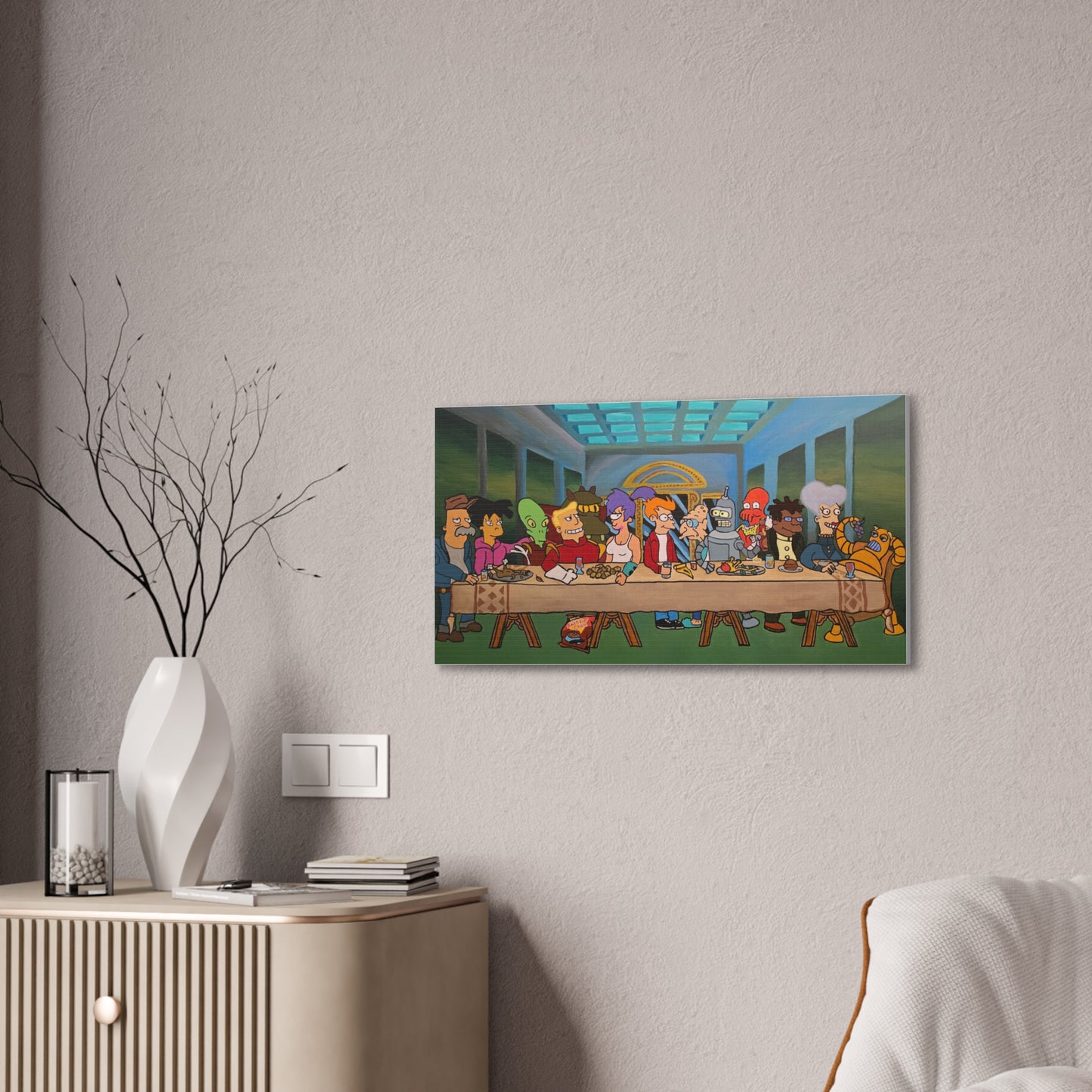 Last Supper 3000 Canvas Print