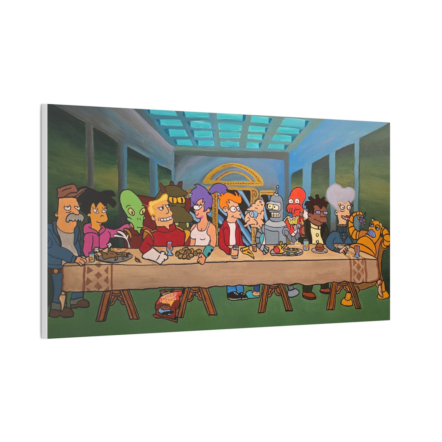 Last Supper 3000 Canvas Print
