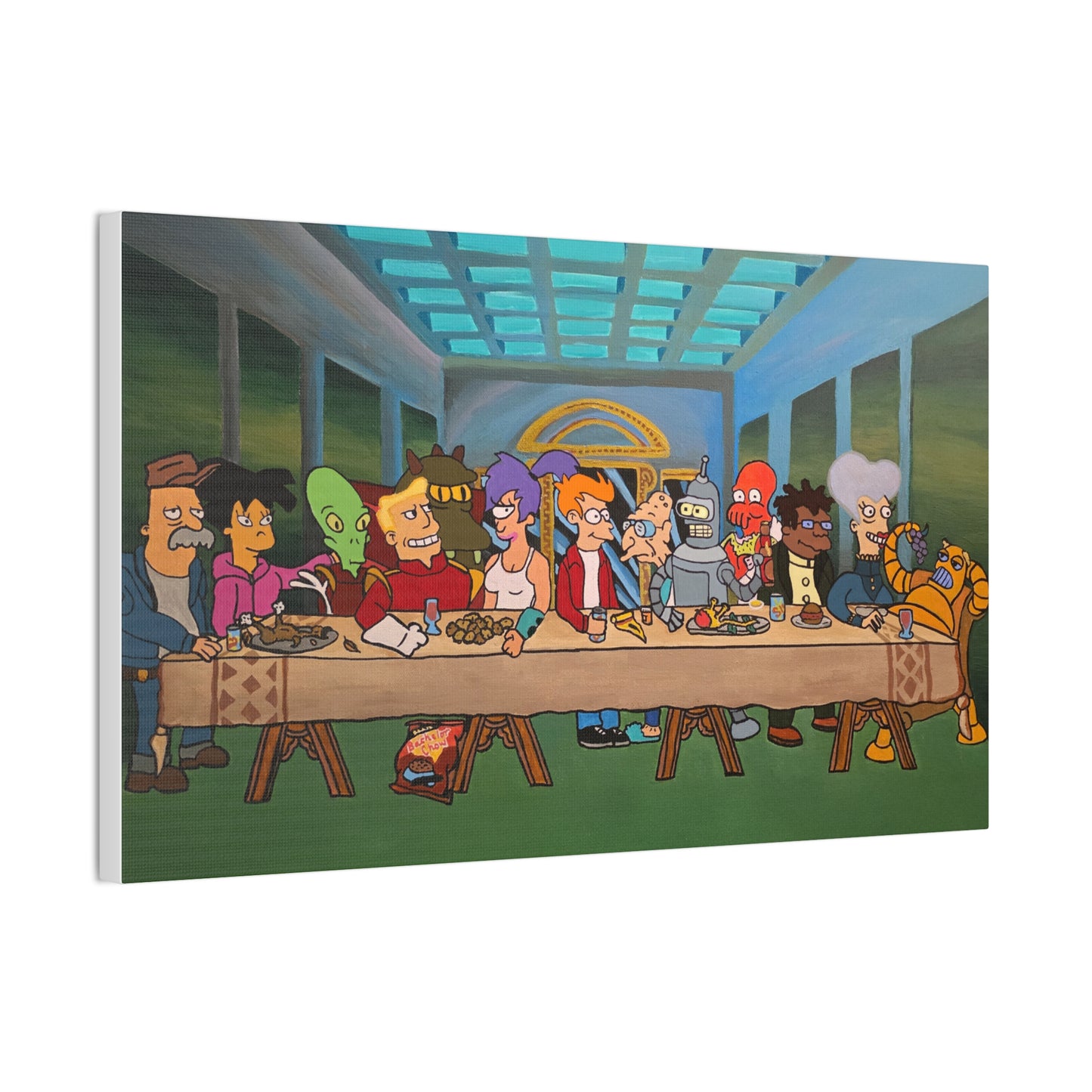 Last Supper 3000 Canvas Print